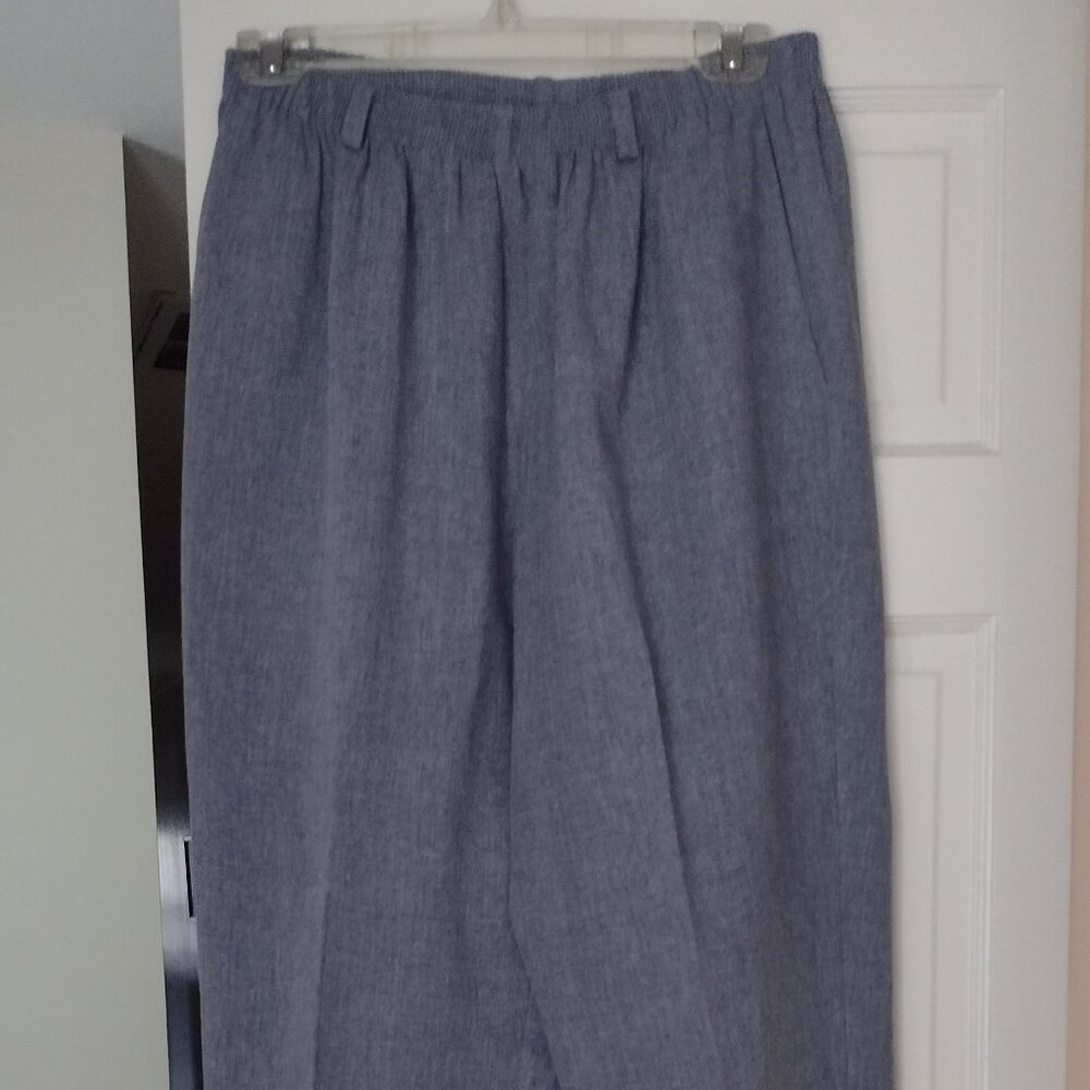 Women's Alfred Dunner Pants Size 14 - Grey to Blue